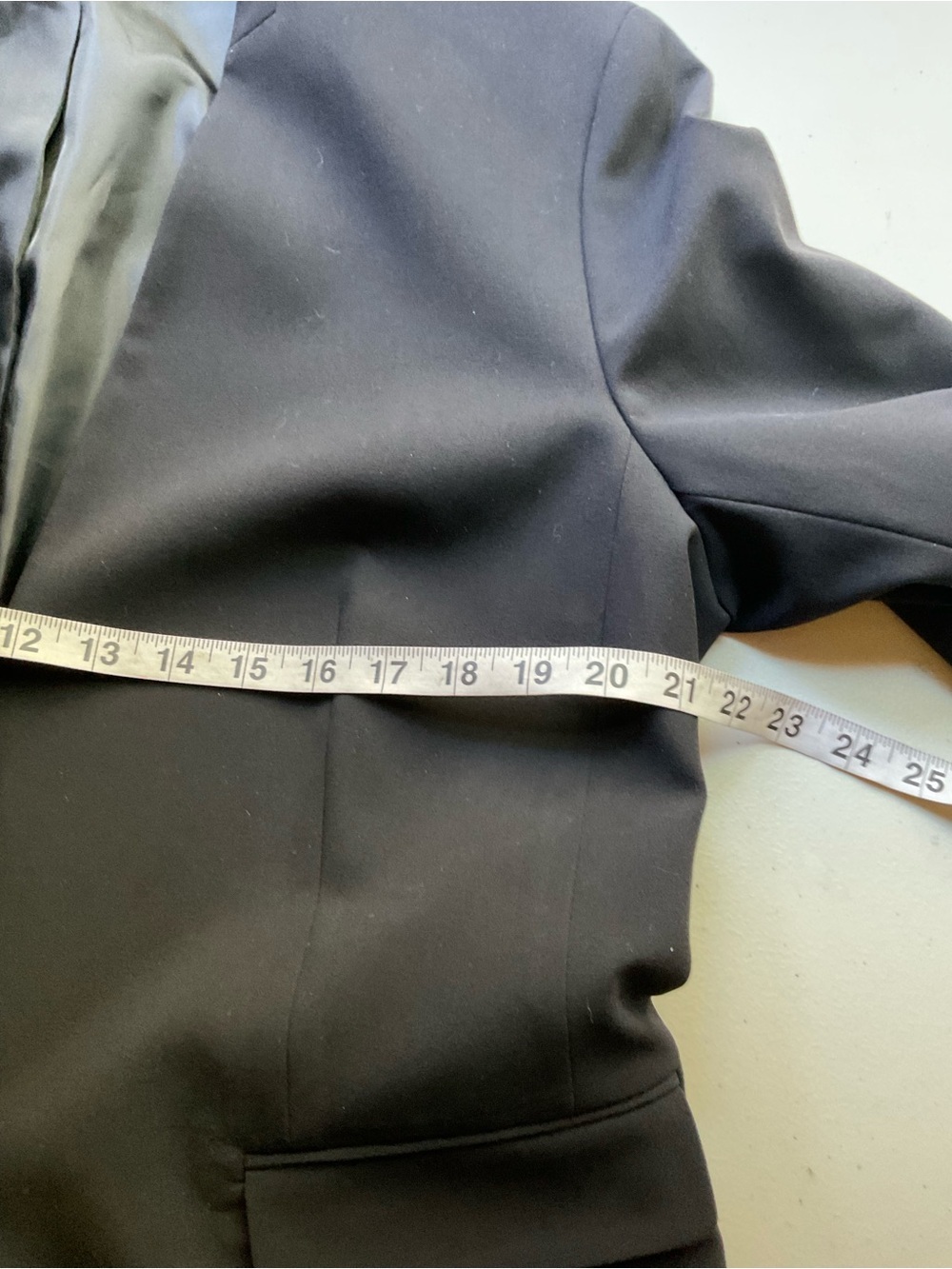 Bar III Black Open Front Blazer Women’s XL Career Office Jacket - Picture 7 of 10
